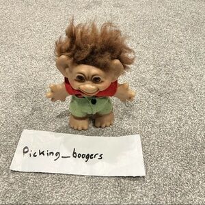 Original Vintage 1960s Thomas Dam Troll 6" Boy Doll Made In Denmark